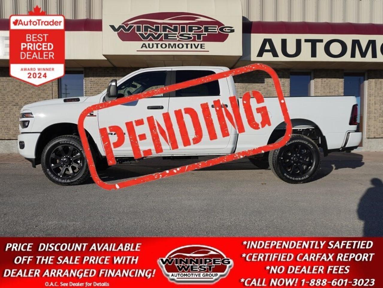 Used 2025 Dodge Ram 3500 BRAND NEW CUMMINS SAVE BIG!! ONLY 37KMS!!! for sale in Headingley, MB