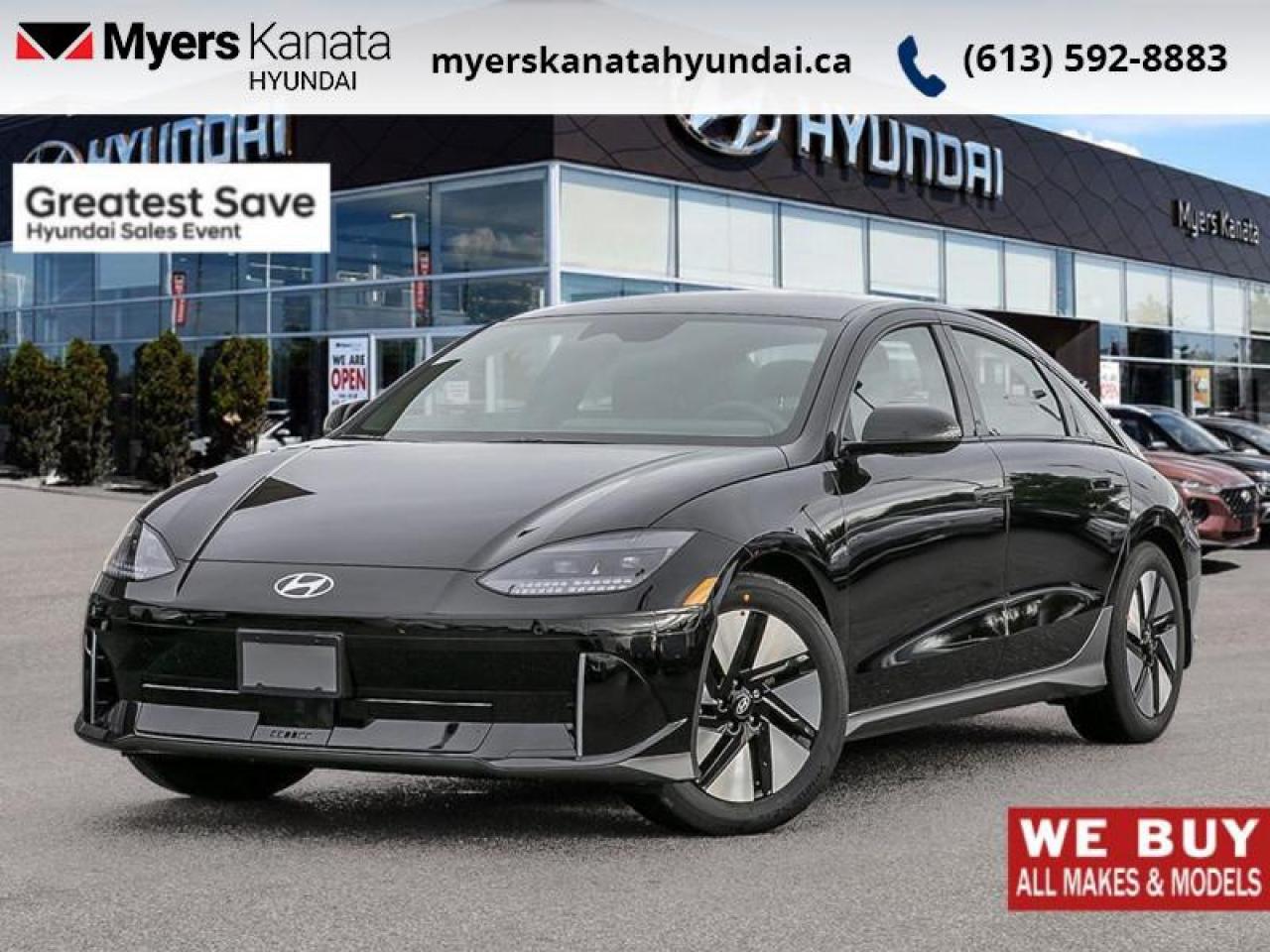 New 2025 Hyundai IONIQ 6 Preferred RWD Long Range  - $173.89 /Wk for sale in Kanata, ON