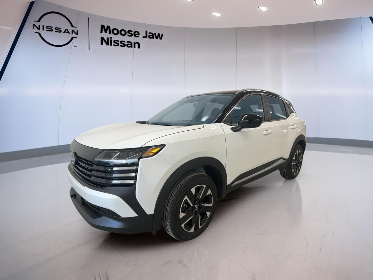 Experience the future of urban driving with the brand new 2026 Nissan Kicks SV, now available at Moose Jaw Nissan in Moose Jaw. This compact SUV is engineered for Canadian roads, offering advanced all-wheel drive for enhanced traction and a fuel-efficient 2.0L DOHC 4-cylinder engine. Its Xtronic CVT transmission delivers smooth, responsive performance, making every journey enjoyable and efficient.

TRUCK FEATURES
»» All-wheel drive for enhanced road grip
»» 2.0L DOHC 4-cylinder engine for efficiency
»» Xtronic CVT for seamless gear transitions
»» Compact SUV versatility for urban adventures

ADVANCED SAFETY FEATURES
»» Intelligent emergency braking for added confidence
»» Rearview camera for safer reversing
»» Vehicle dynamic control for stability
»» Tire pressure monitoring system included

PERFORMANCE AND EFFICIENCY
»» 2.0L engine balances power and economy
»» All-wheel drive for year-round capability
»» Xtronic CVT ensures smooth acceleration
»» Lightweight design for improved fuel savings

COMFORT AND CONVENIENCE
»» Spacious seating for five passengers
»» Keyless entry for easy access
»» Automatic climate control for year-round comfort
»» Ample legroom in both seating rows

TECHNOLOGY AND CONNECTIVITY
»» Touchscreen display for intuitive controls
»» Apple CarPlay and Android Auto compatibility
»» Bluetooth hands-free phone system
»» USB ports for device charging

CARGO SPACE
»» Flexible rear seats for expanded cargo area
»» Flat load floor for easy packing
»» Hidden storage compartments for valuables
»» Wide rear hatch for simple loading

WHAT OTHER OWNERS LIKE
»» Excellent fuel efficiency for daily commutes
»» Confident all-wheel drive performance
»» User-friendly technology features
»» Comfortable and spacious interior design

This 2026 Nissan Kicks SVs VIN is: 3N8AP6CB1TL321413.