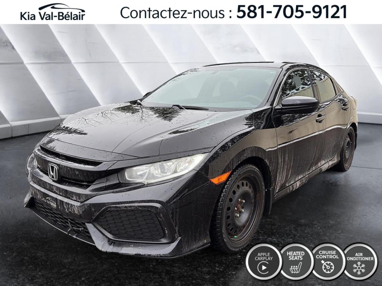 Used 2018 Honda Civic LX *TURBO *CRUISE *CAMÉRA *BLUETOOTH *SIÈGES CHAUFF for sale in Québec, QC