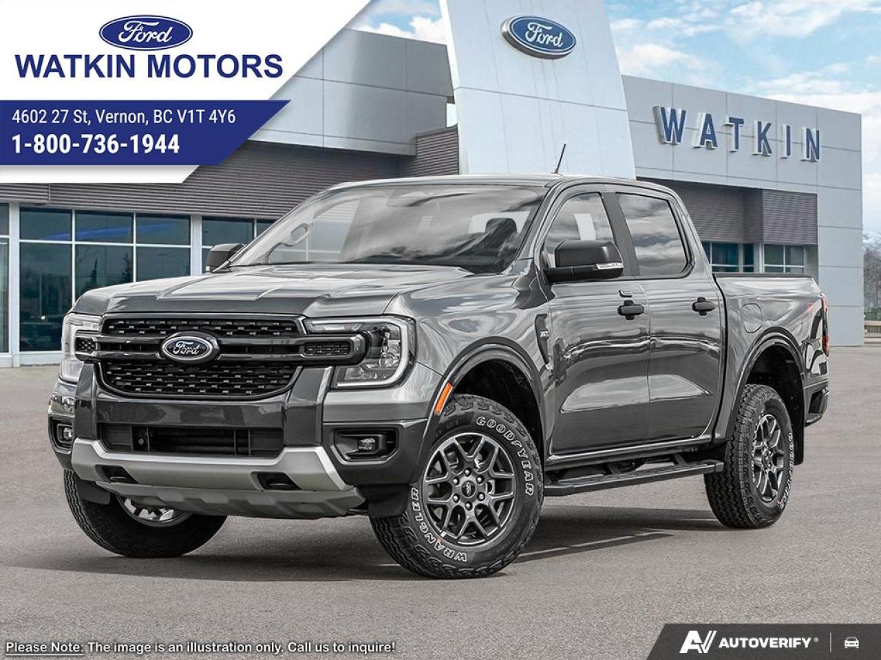 New 2025 Ford Ranger XLT for sale in Vernon, BC