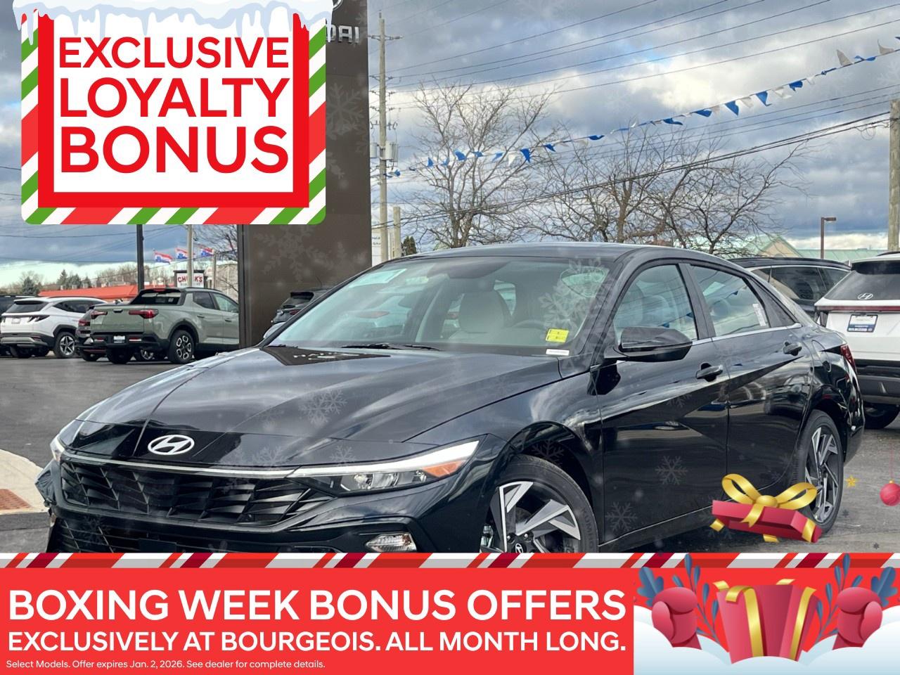 New 2026 Hyundai Elantra Luxury IVT w/Two-Tone Interior for sale in Midland, ON