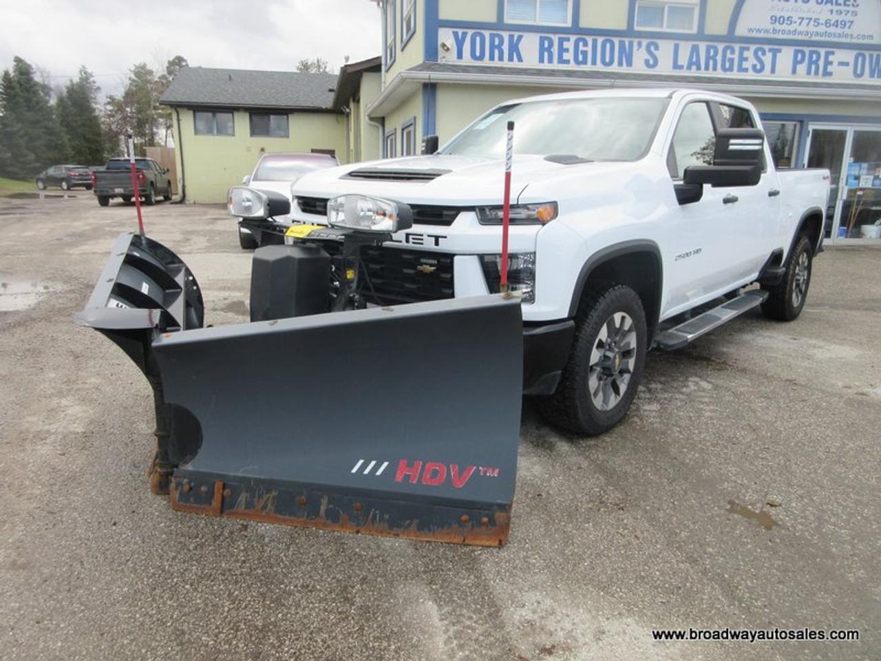2022 Chevrolet Silverado 2500 3/4 TON CUSTOM-LS-MODEL 6 PASSENGER 6.6L - V8.. 4X4.. CREW-CAB.. 6.6-FOOT-BOX.. SNOW-EX-V-PLOW.. BACK-UP CAMERA.. BLUETOOTH SYSTEM.. Photo