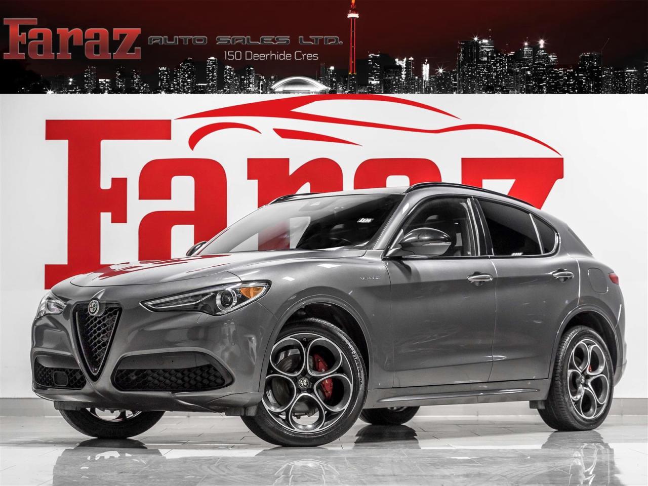 2022 Alfa Romeo Stelvio $299 BI WEEKLY $3500 DOWN |VELOCE|Q4|ADAPT CRUISE|HARMAN KARDON|BLINDSPOT|PANO|LOADED Photo