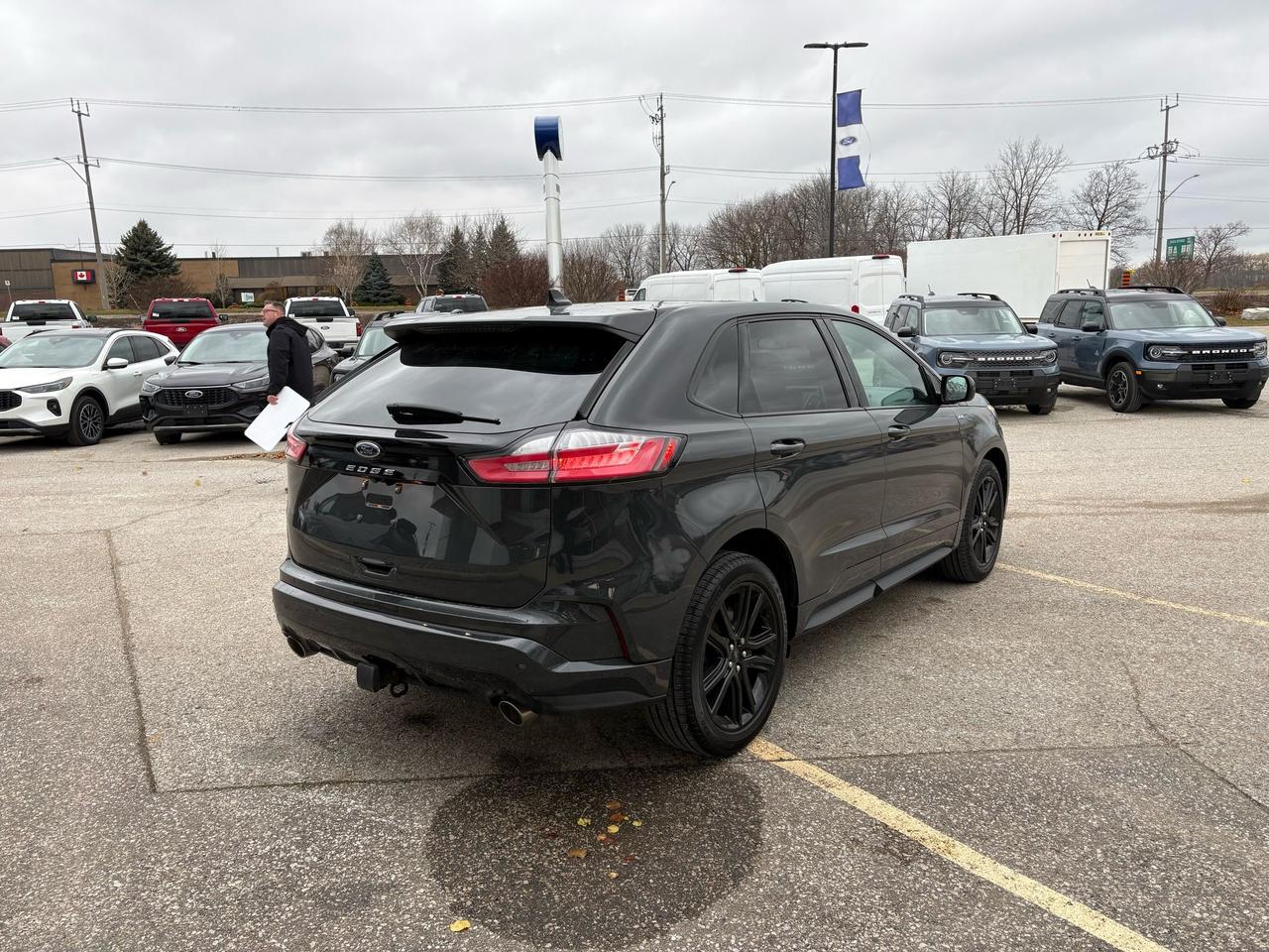 2021 Ford Edge ST-LINE, 2L ECOBOOST! AWD, PANO ROOF, HEATED WHEEL Photo