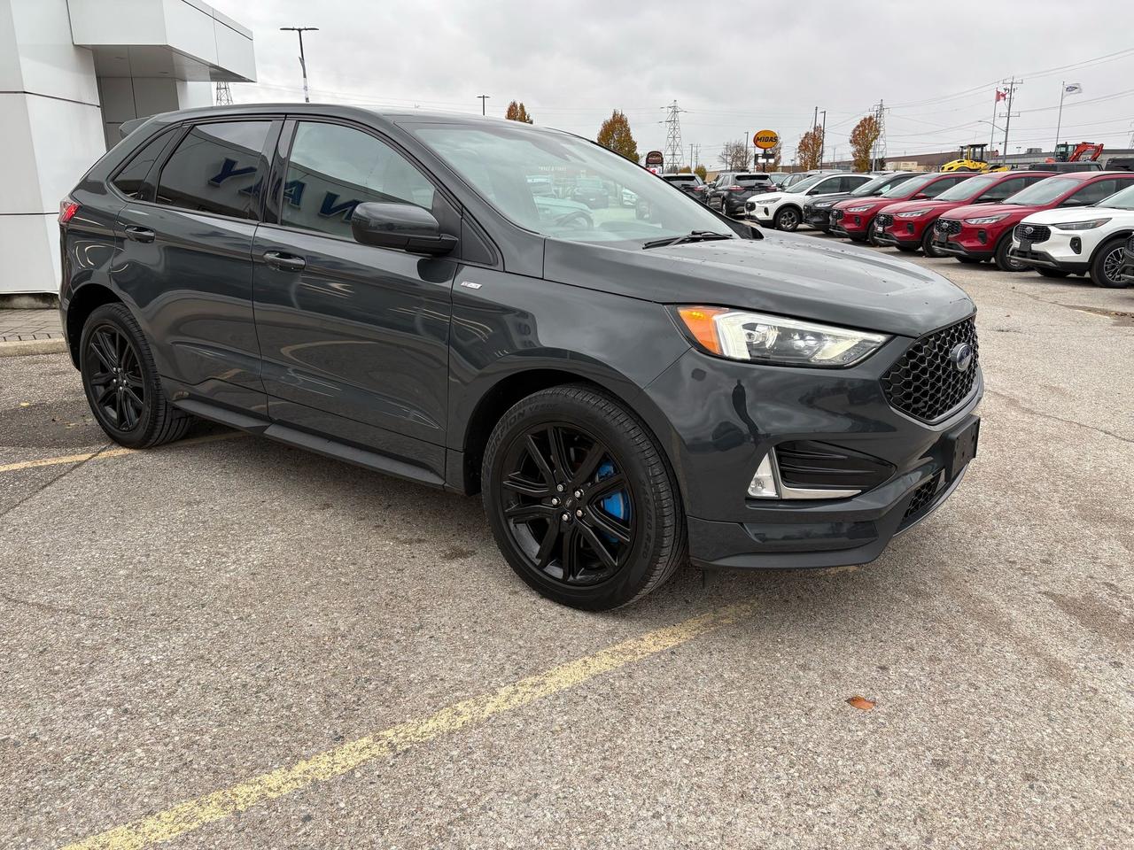 2021 Ford Edge ST-LINE, 2L ECOBOOST! AWD, PANO ROOF, HEATED WHEEL Photo