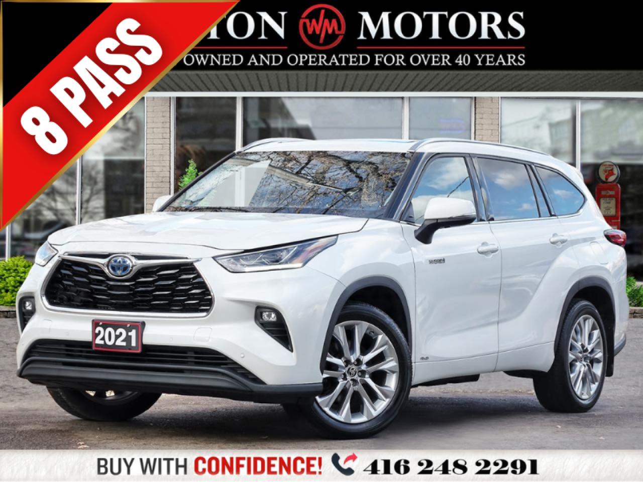 2021 Toyota Highlander Hybrid Limited*8 PASSENGER*AWD*NAVI*SUNROOF*REV-CAM