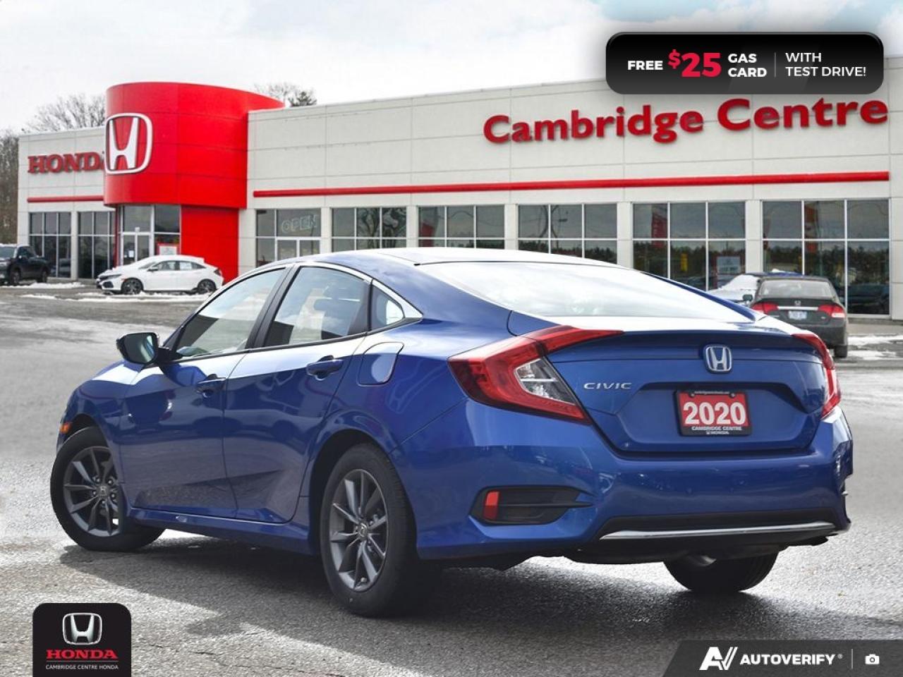 2020 Honda Civic EX HEATED SEATS | REARVIEW CAMERA | APPLE CARPLAY™/ANDROID AUTO™ Photo3