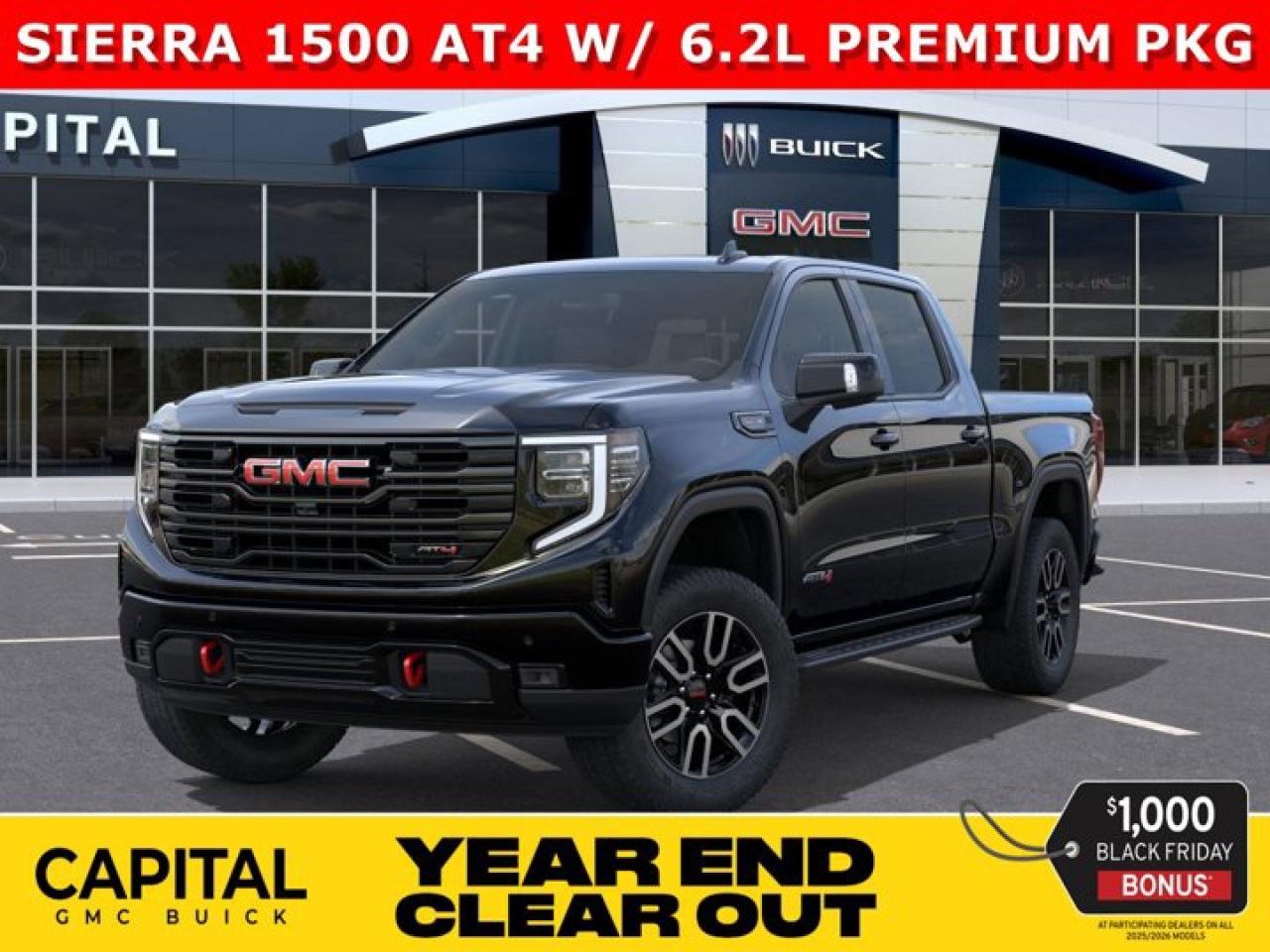 New 2026 GMC Sierra 1500 Crew Cab AT4 for sale in Edmonton, AB