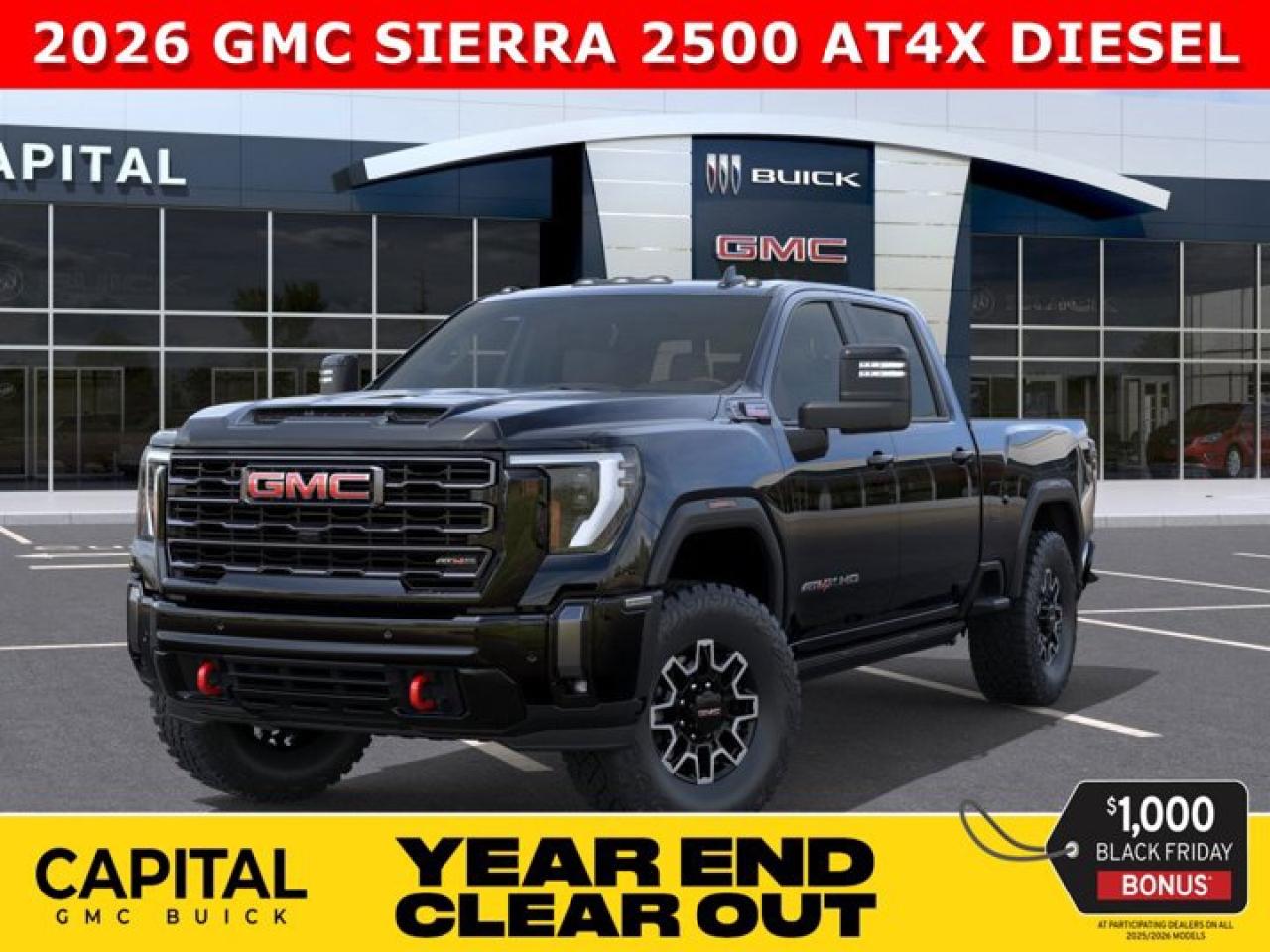 New 2026 GMC Sierra 2500 HD Crew Cab AT4X for sale in Edmonton, AB