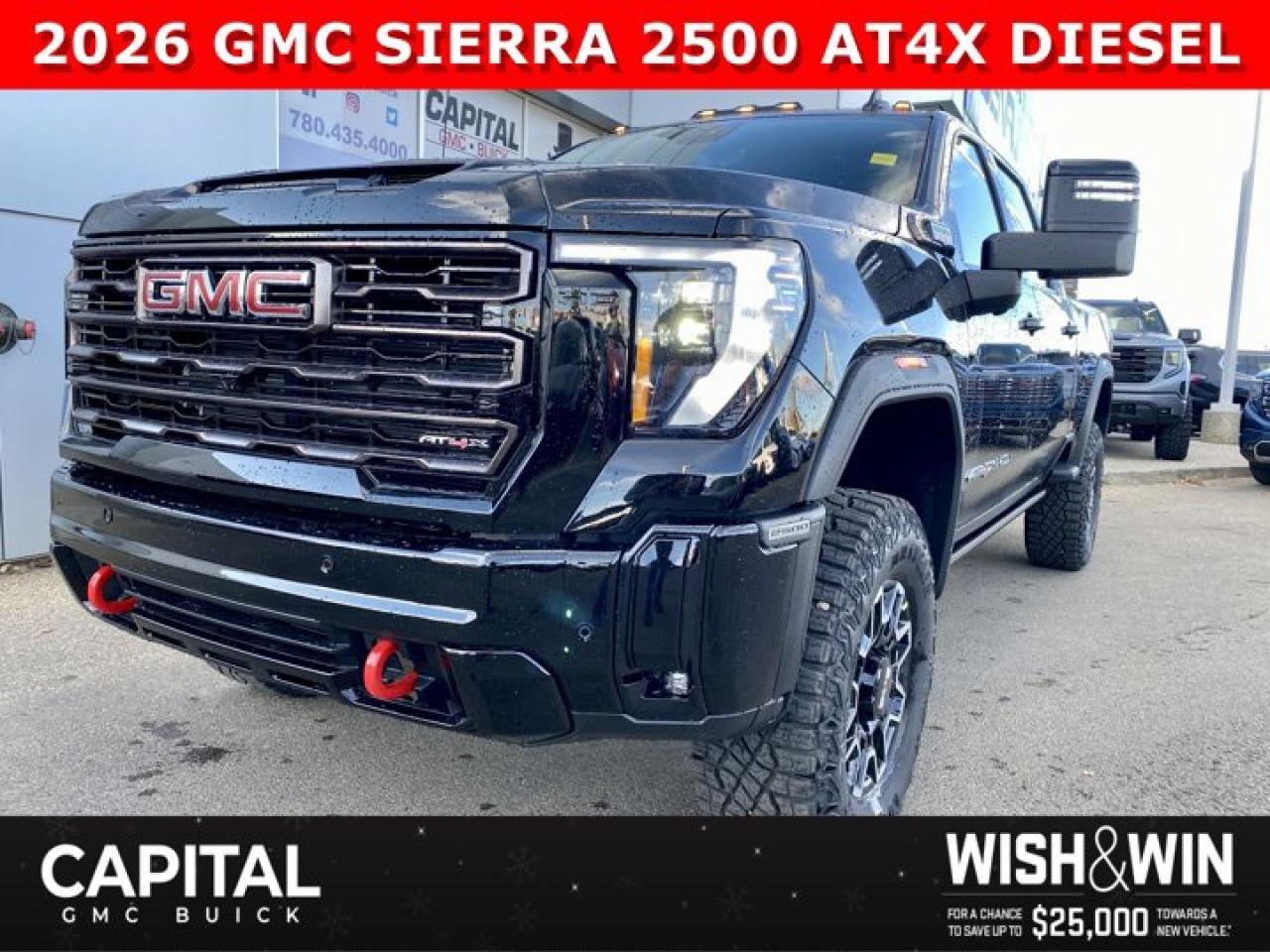 New 2026 GMC Sierra 2500 HD Crew Cab AT4X for sale in Edmonton, AB