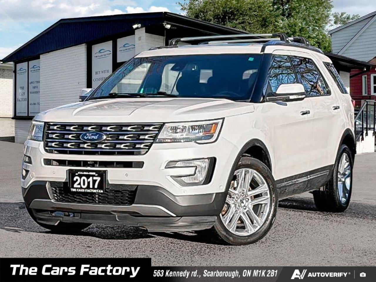 2017 Ford Explorer Limited 4WD – No Accident, Clean & Fully Equipped!