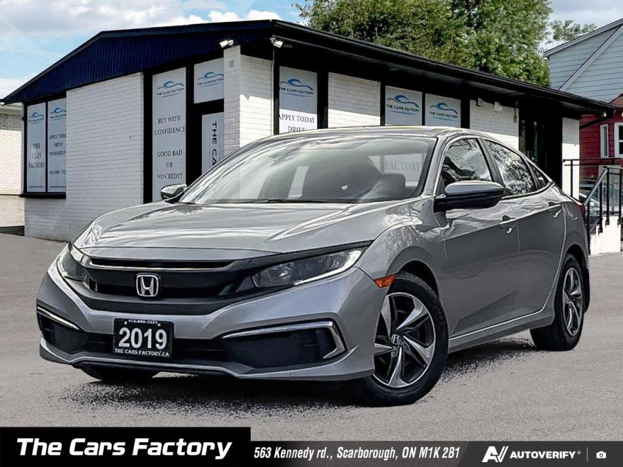 2019 Honda Civic LX 085,870KM Camera / Apple CarPlay / No Accident! Photo0