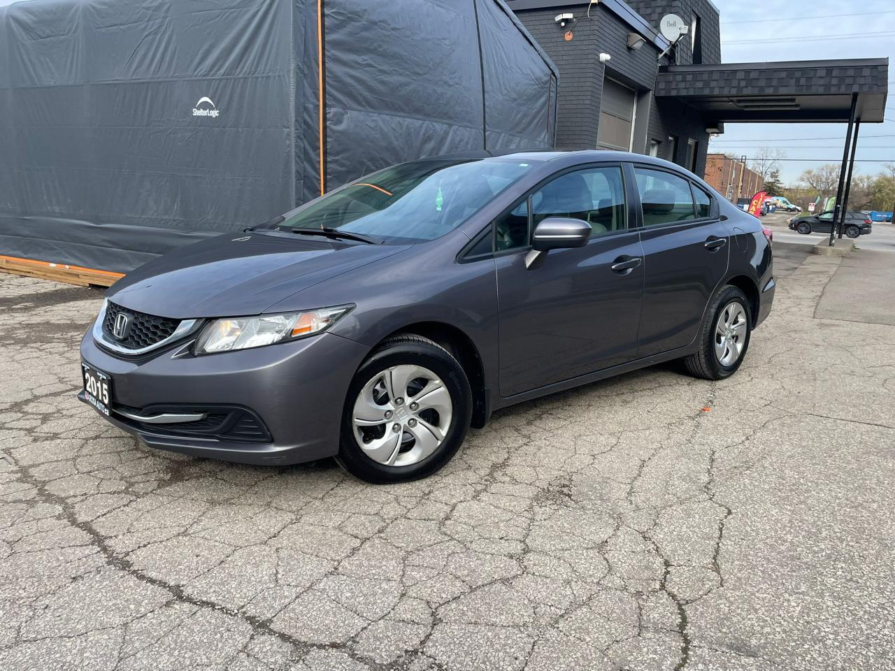 2015 Honda Civic AUTO LX CAMERA B-TOOTH CERTIFED NEW F BRAKES +TIRE - Photo #8