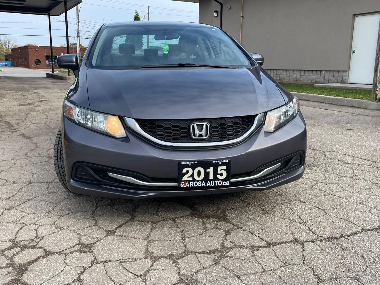 Used 2015 Honda Civic AUTO LX CAMERA B-TOOTH CERTIFED NEW F BRAKES +TIRE for sale in Oakville, ON