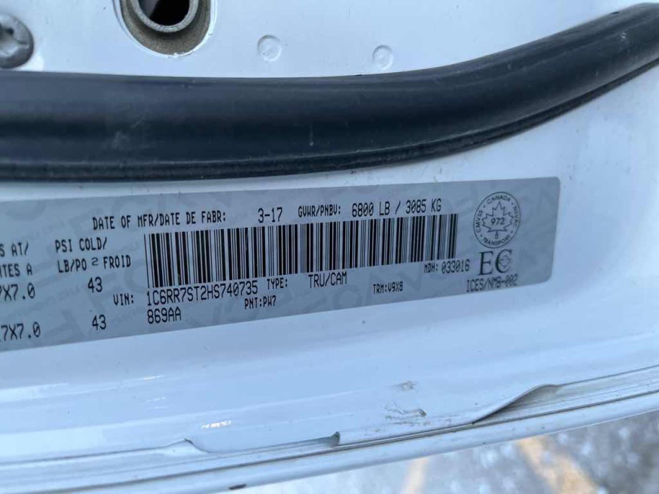 2017 RAM 1500 ST Photo