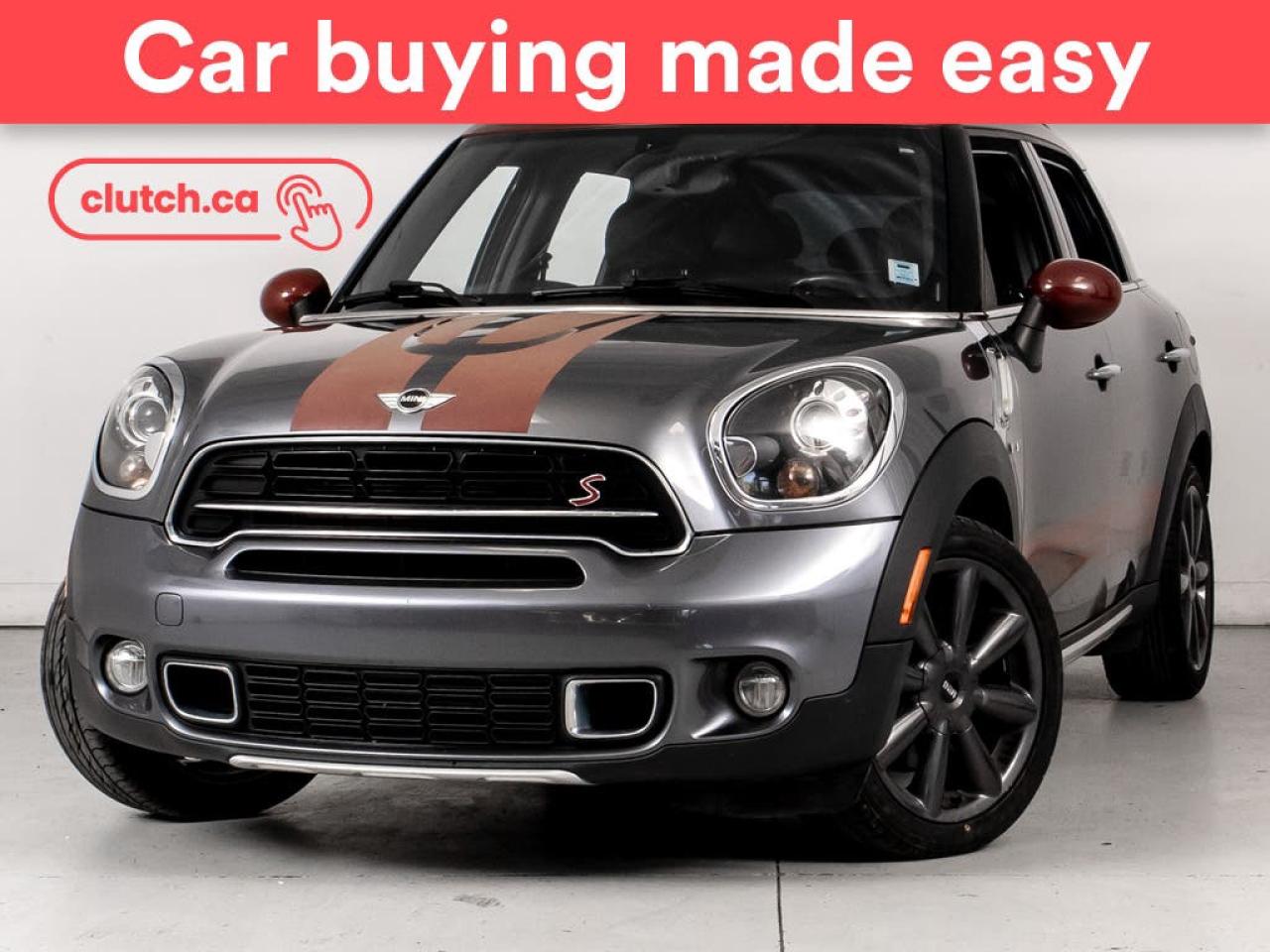 Used 2016 MINI Cooper Countryman Cooper S ALL4 AWD w/Sunroof, Premium Sound system, Heated seats for sale in Bedford, NS