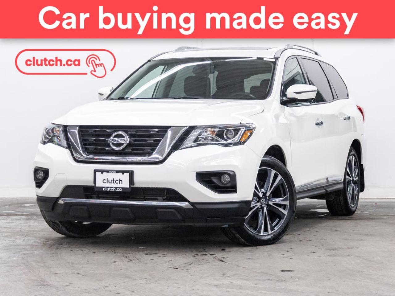 Used 2019 Nissan Pathfinder Platinum w/ Nav, Panoramic Moonroof, Heated Steering Wheel for sale in Toronto, ON