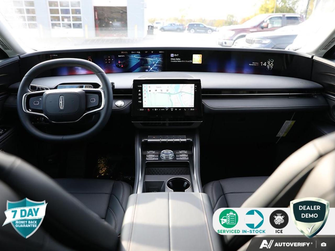 2026 Lincoln Nautilus Premiere 102A | 8-SPD A/T | 18 MINI SPARE WHEEL AND TIRE | JET APPEAR PKG | 2.0L GTDI A | LINCOLN SOFT TOUCH BLK/GREY | /LT SPACE GREY INT | WHITE PLATINUM MET 3C Photo