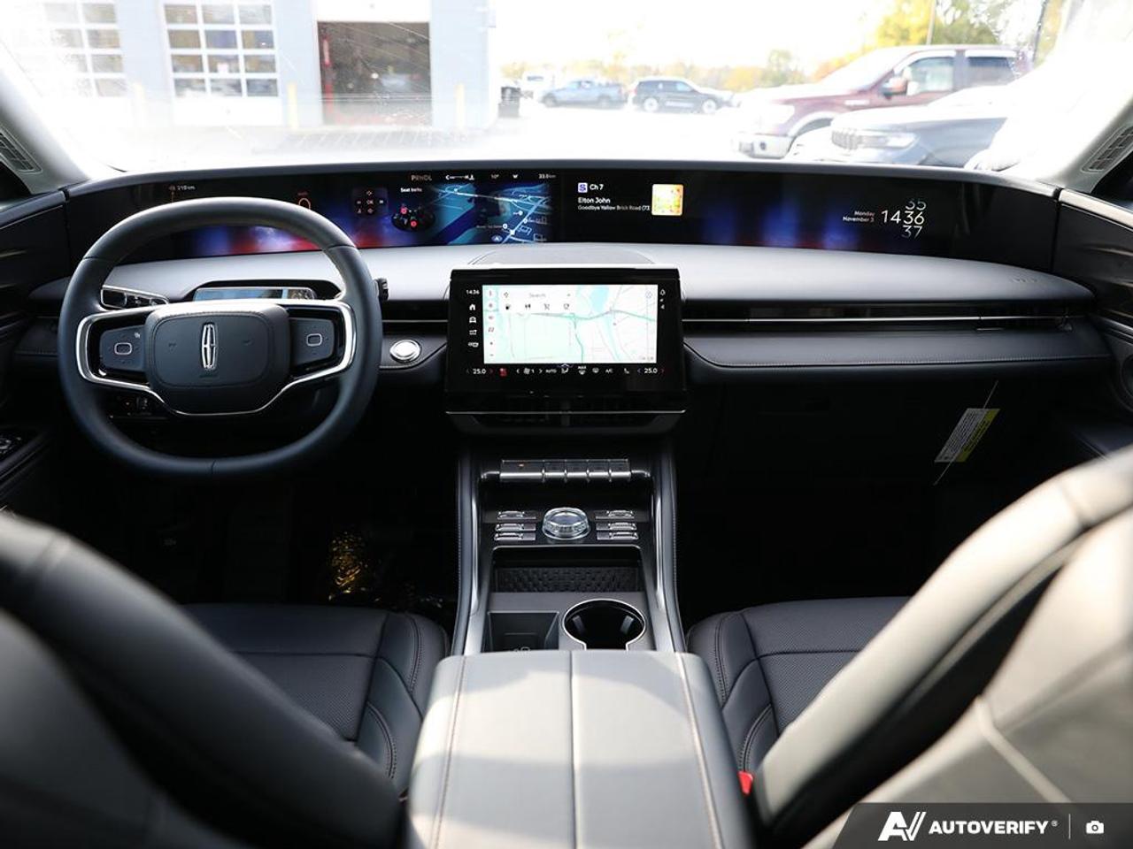 2026 Lincoln Nautilus Premiere 102A | 8-SPD A/T | 18 MINI SPARE WHEEL AND TIRE | JET APPEAR PKG | 2.0L GTDI A | LINCOLN SOFT TOUCH BLK/GREY | /LT SPACE GREY INT | WHITE PLATINUM MET 3C Photo