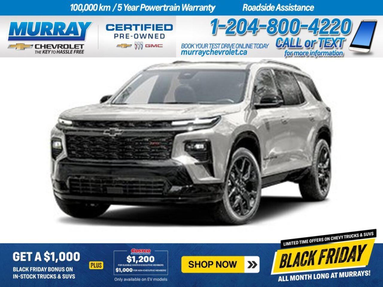 New 2026 Chevrolet Traverse LT for sale in Winnipeg, MB