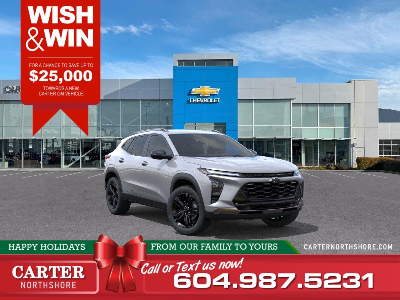 New 2025 Chevrolet Trax 1LT | Alum Wheels/HD Touchscreen/HD Rear Cam for sale in North Vancouver, BC