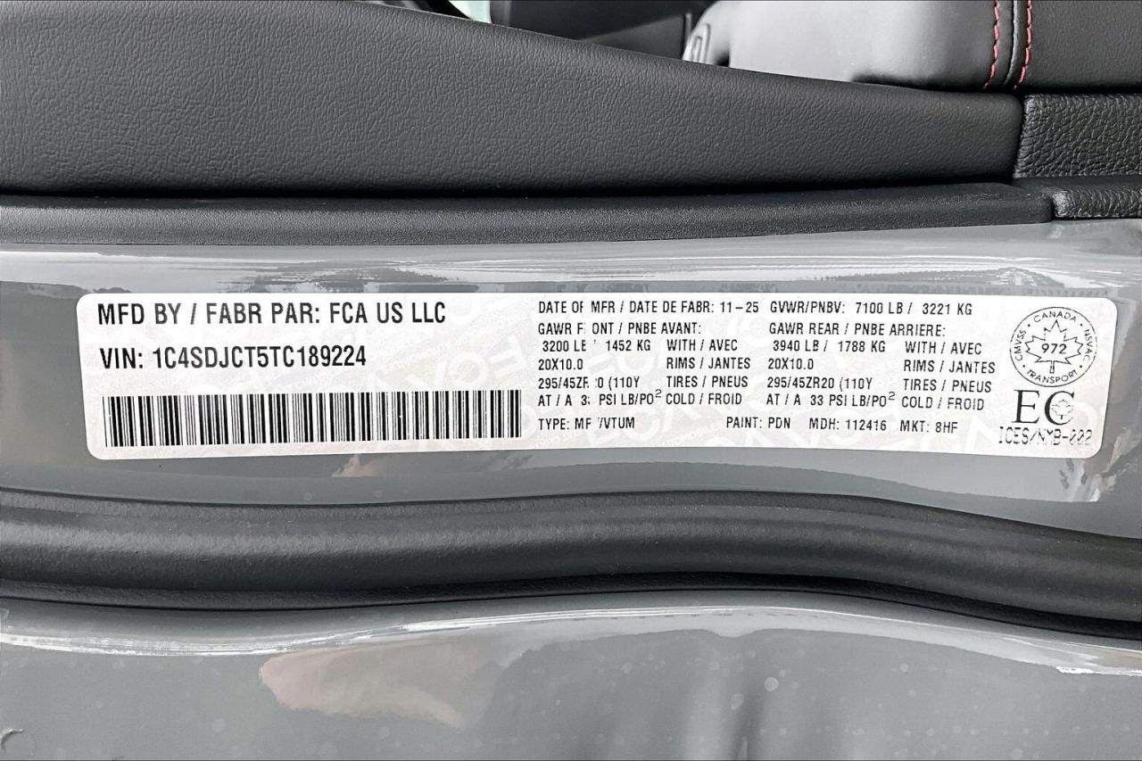 2026 Dodge Durango GT PREMIUM | HEMI | Redline | TowNGo | SRT SEATS Photo