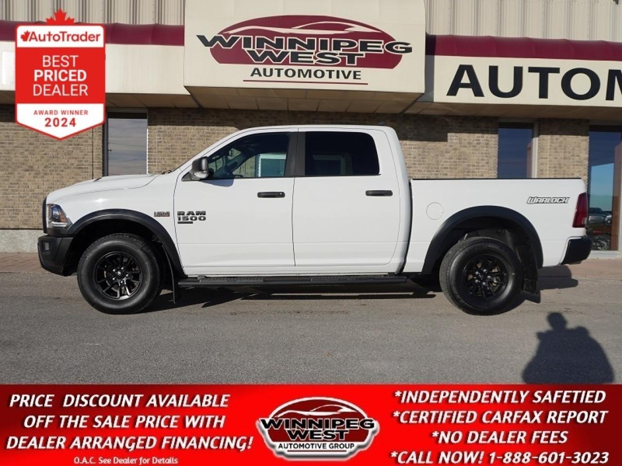 Used 2021 RAM 1500 Classic HEMI WARLOCK LOCAL RURAL MB WITH PERFECT HISTORY for sale in Headingley, MB