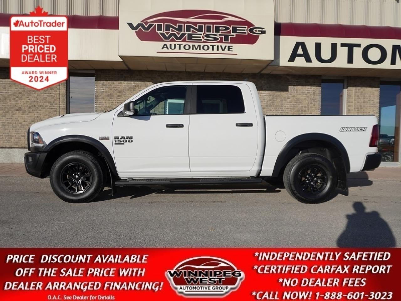 Used 2021 RAM 1500 Classic HEMI WARLOCK LOCAL RURAL MB WITH PERFECT HISTORY for sale in Headingley, MB