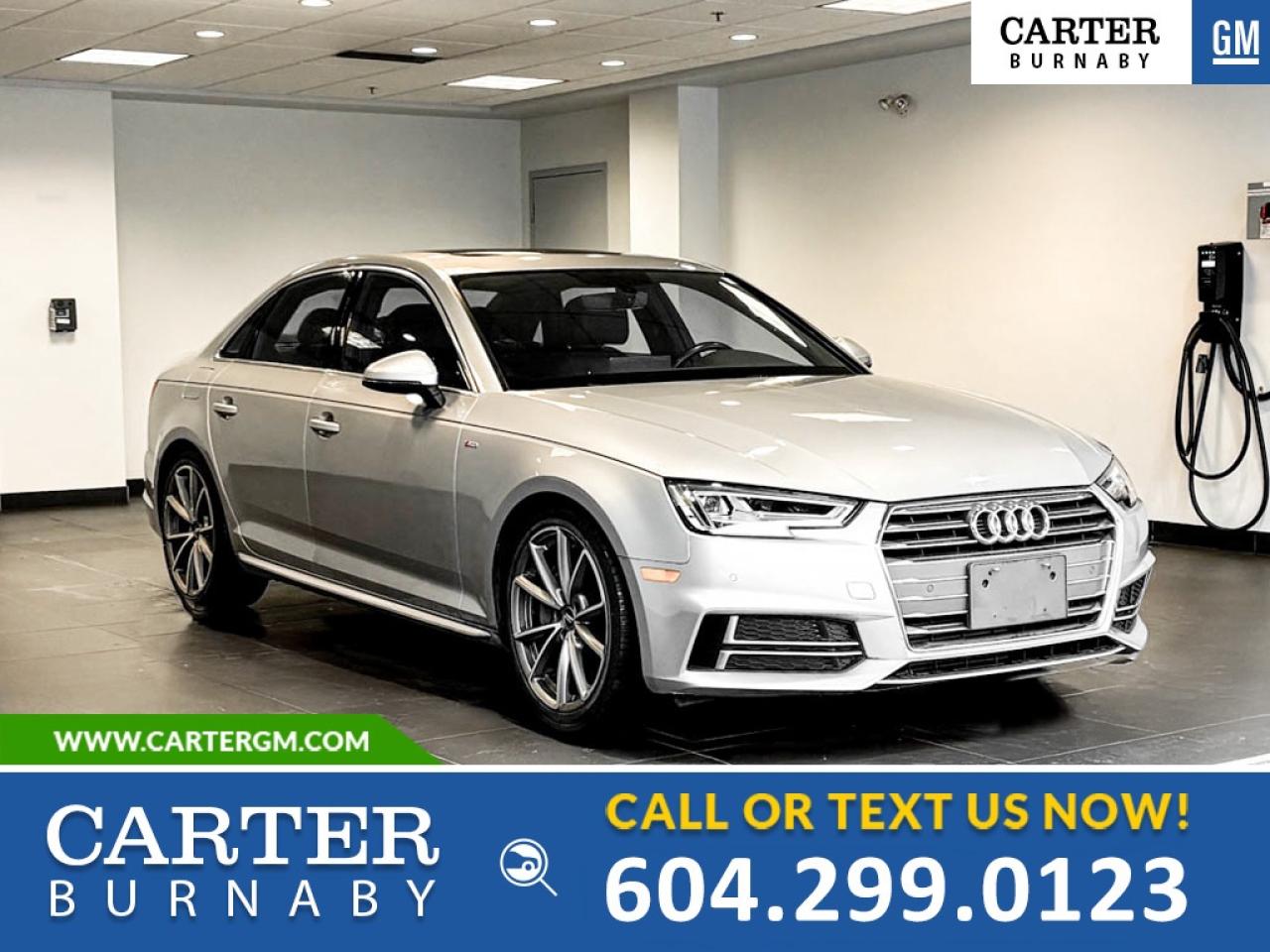 Used 2017 Audi A4 FWD | 2.0L ENG/SUNROOF/POWER SEAT/10-SPEAKER AUDIO for sale in Burnaby, BC