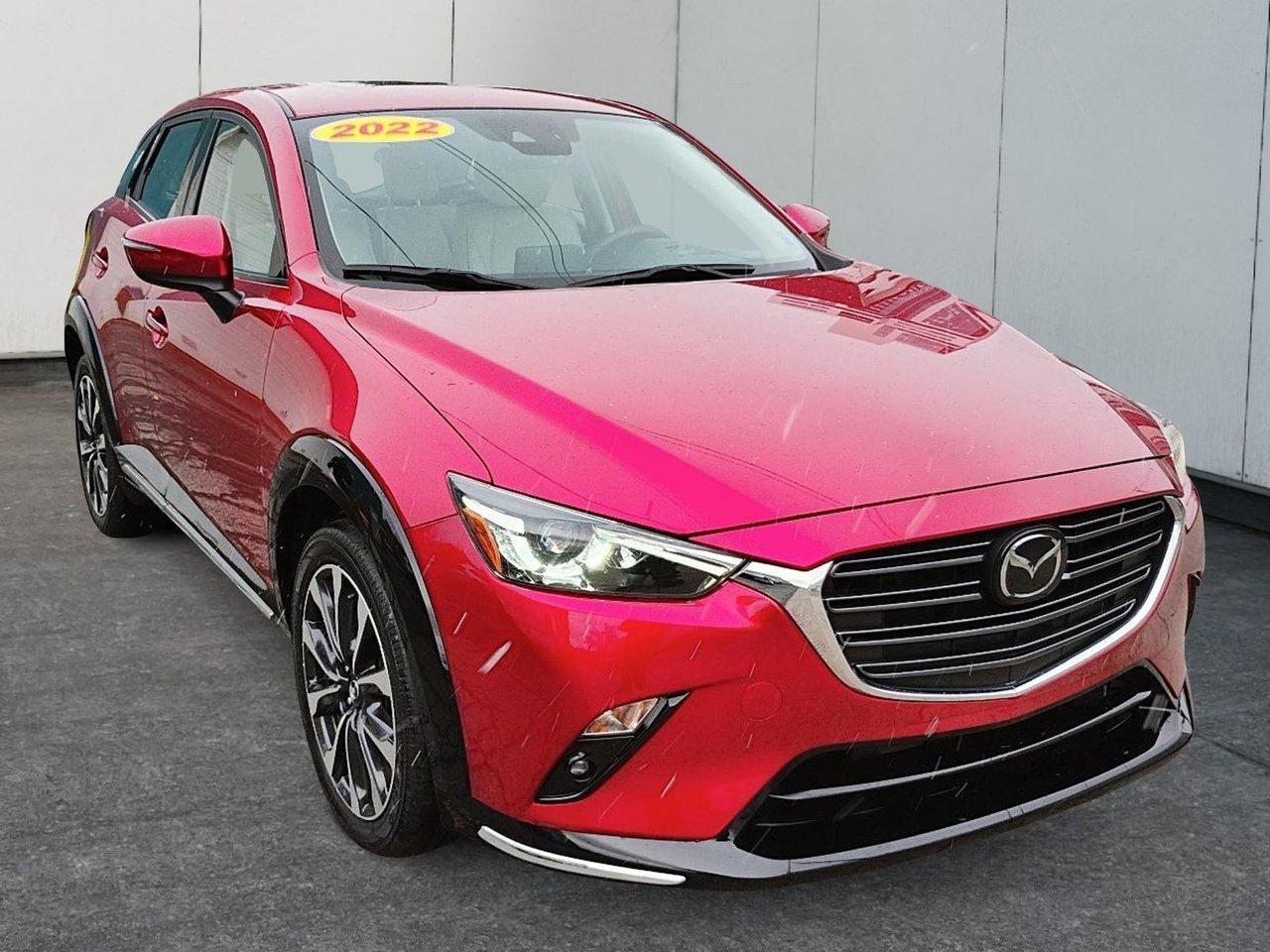 Used 2022 Mazda CX-3 GT | Leather | Roof | Nav | Cam | USB | HtdWheel for sale in Halifax, NS