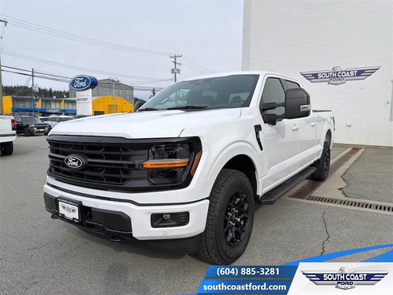 <b>Wireless Charging, FX4 Off-Road Package, XLT Black Appearance Package, 18 Aluminum Wheels, Tow Package!</b><br> <br> The 2026 Ford F-150 brings unmatched capability, advanced innovation and bold design to the full-size pickup segment. <br> <br>The 2026 Ford F-150 combines proven leadership in toughness with smart innovation to deliver a truck built for real-world demands. Inside, the cabin features refined materials, intuitive tech and comfortable seating to support both driver and passengers on every journey. With its strong presence, flexible design and Fords legacy of dependability, the F-150 is ready for whatever work or play you throw its way.<br> <br>This Oxford White Crew Cab 4X4 pickup has a 10 Speed Automatic transmission and is powered by a 400HP 3.5L V6 Cylinder Engine. <br> <br> Our F-150s trim level is XLT. This vehicle has been upgraded with the following features: Wireless Charging, FX4 Off-Road Package, XLT Black Appearance Package, 18 Aluminum Wheels, Tow Package, Tailgate Step, Power Sliding Rear Window.<br><br> View the original window sticker for this vehicle with this url <b><a href=http://www.windowsticker.forddirect.com/windowsticker.pdf?vin=1FTFW3L89TKD29137 target=_blank>http://www.windowsticker.forddirect.com/windowsticker.pdf?vin=1FTFW3L89TKD29137</a></b>.<br> <br>To apply right now for financing use this link: <a href=https://www.southcoastford.com/financing/ target=_blank>https://www.southcoastford.com/financing/</a><br><br> <br/> Total  rebate of $7500 is reflected in the price.  <br> Buy this vehicle now for the lowest bi-weekly payment of <b>$657.46</b> with $0 down for 84 months @ 7.99% APR O.A.C. ( taxes included, $695 Administration Fee included    / Total Obligation of $107717  ).  Incentives expire 2026-04-30.  See dealer for details. <br> <br>Call South Coast Ford Sales or come visit us in person. Were convenient to Sechelt, BC and located at 5606 Wharf Avenue. and look forward to helping you with your automotive needs. <br><br> Come by and check out our fleet of 20+ used cars and trucks and 90+ new cars and trucks for sale in Sechelt.  o~o