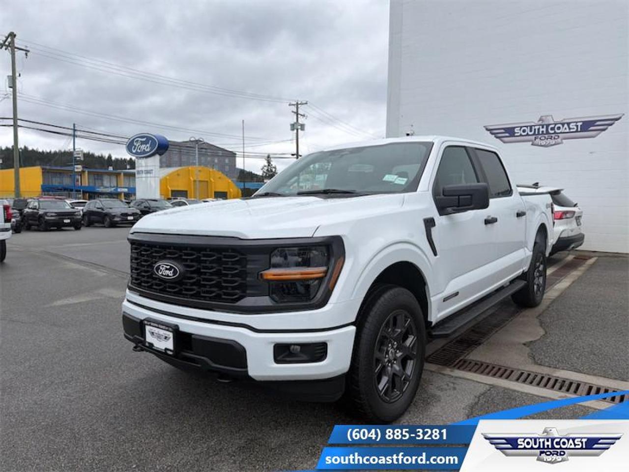 <b>Tow Package, Unique Sport Cloth Bucket Seats!</b><br> <br> The 2026 Ford F-150 stands ready with rugged utility, smart features and a presence that commands attention on any road. <br> <br>The 2026 Ford F-150 combines proven leadership in toughness with smart innovation to deliver a truck built for real-world demands. Inside, the cabin features refined materials, intuitive tech and comfortable seating to support both driver and passengers on every journey. With its strong presence, flexible design and Fords legacy of dependability, the F-150 is ready for whatever work or play you throw its way.<br> <br>This Oxford White Crew Cab 4X4 pickup has an Automatic transmission and is powered by a 430HP 3.5L V6 Cylinder Engine. <br> <br> Our F-150s trim level is STX. This vehicle has been upgraded with the following features: Tow Package, Unique Sport Cloth Bucket Seats.<br><br> View the original window sticker for this vehicle with this url <b><a href=http://www.windowsticker.forddirect.com/windowsticker.pdf?vin=1FTFW2LD8TFA10487 target=_blank>http://www.windowsticker.forddirect.com/windowsticker.pdf?vin=1FTFW2LD8TFA10487</a></b>.<br> <br>To apply right now for financing use this link: <a href=https://www.southcoastford.com/financing/ target=_blank>https://www.southcoastford.com/financing/</a><br><br> <br/>    0% financing for 72 months. 0.99% financing for 84 months. <br> Buy this vehicle now for the lowest bi-weekly payment of <b>$495.35</b> with $0 down for 84 months @ 0.99% APR O.A.C. ( taxes included, $695 Administration Fee included    / Total Obligation of $78794  ).  Incentives expire 2026-04-30.  See dealer for details. <br> <br>Call South Coast Ford Sales or come visit us in person. Were convenient to Sechelt, BC and located at 5606 Wharf Avenue. and look forward to helping you with your automotive needs. <br><br> Come by and check out our fleet of 20+ used cars and trucks and 90+ new cars and trucks for sale in Sechelt.  o~o