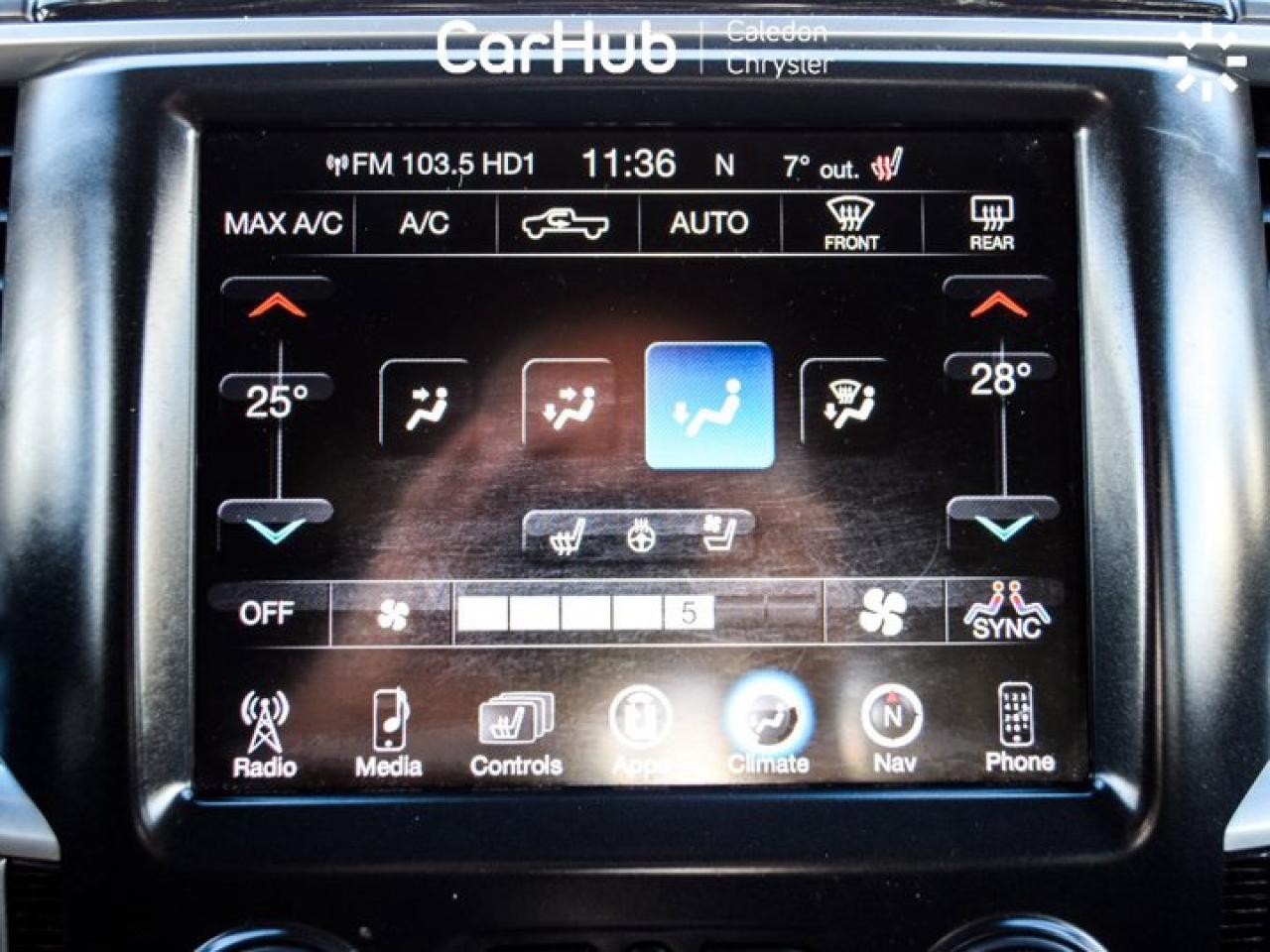 2017 RAM 1500 Limited 4WD Crew Cab 140.5" Sunroof Navigation Leather Remote Start Photo