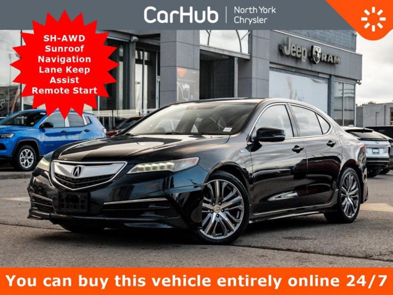 2016 Acura TLX V6 Tech SH-AWD Sunroof Navigation Lane Keep Assist Remote Start Photo0