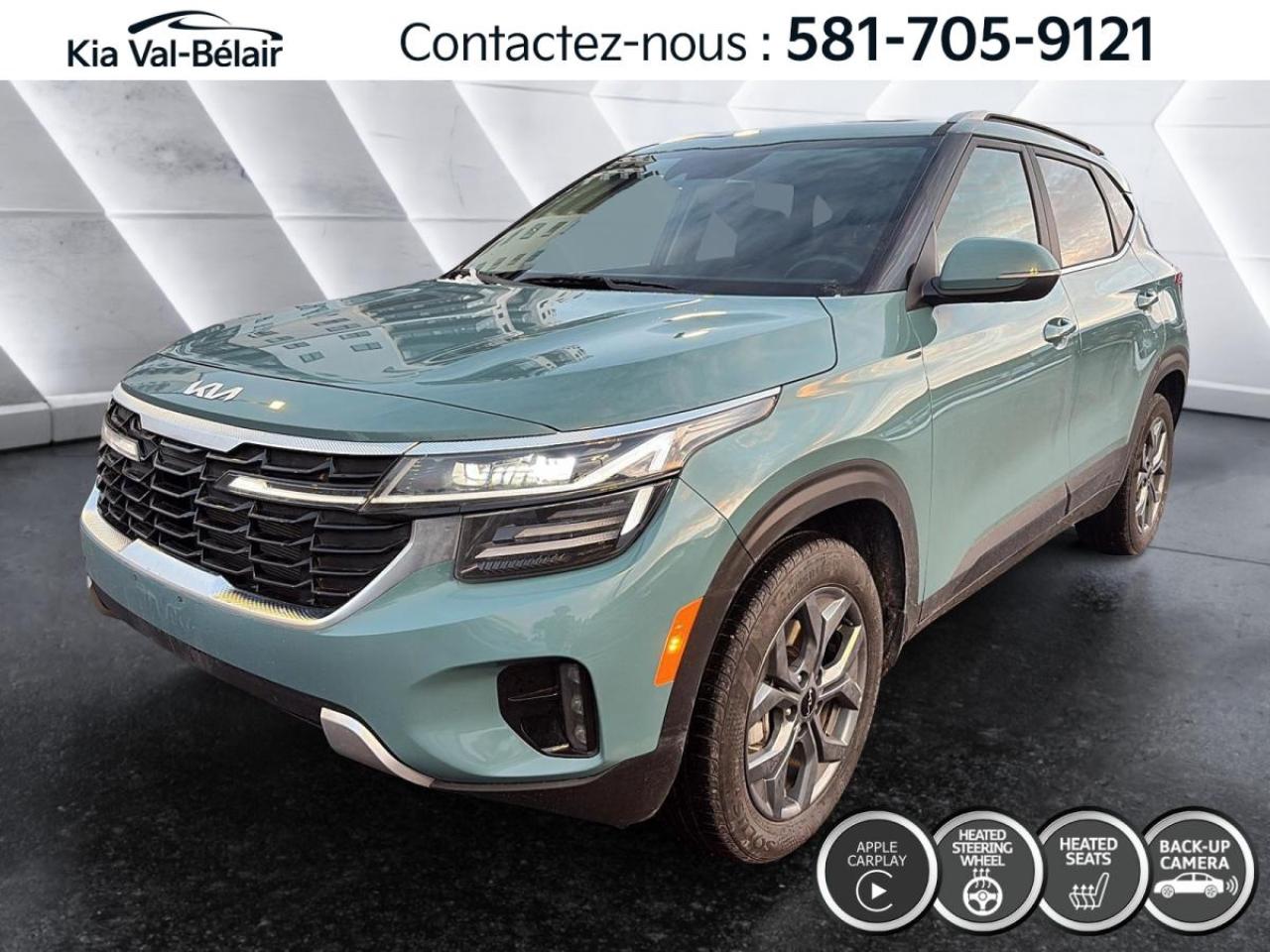 Used 2025 Kia Seltos EX *AWD *TOIT *CUIR *CAMERA *CARPLAY *SIEGES/VOLANT CHAUFF for sale in Québec, QC