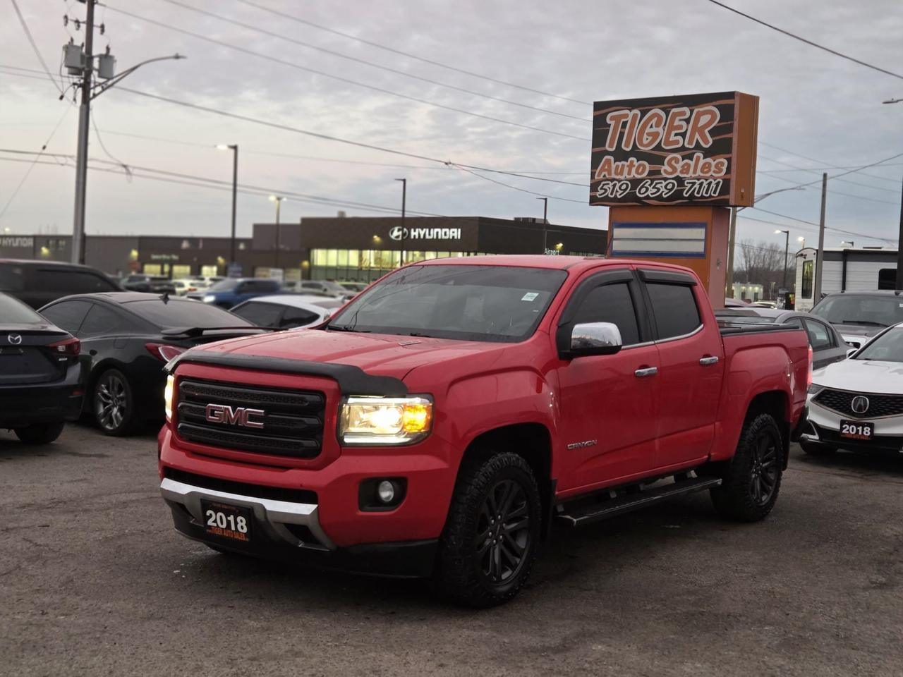 2018 GMC Canyon 2WD SLT, CREW CAB, SHORT BOX, DIESEL, CERTIFIED
