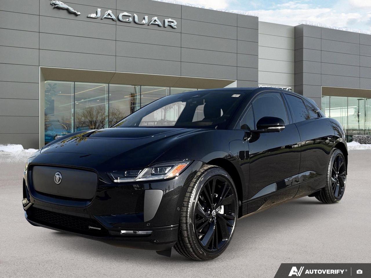 The Jaguar I-PACE delivers electrifying performance with zero compromise, blending bold design with cutting-edge electric innovation. Its not just an EVits a Jaguar, reimagined for the road ahead.
Experience the future of electric luxury with the 2024 Jaguar I-PACE R-Dynamic HSE. This cutting-edge SUV combines performance, style, and sustainability in one exquisite package.

- 394 HP dual electric motors with AWD for thrilling performance
- 90kWh battery pack offering impressive range
- Adaptive Cruise Control with Steering Assist for effortless driving
- 16-way climate front seats with driver memory for ultimate comfort
- Meridian Sound System with connected Pivi Pro navigation
- 3D Surround Camera system for enhanced visibility
- JaguarDrive Control with Adaptive Surface Response for optimal traction

Discover the I-PACE experience for yourself. Reserve your test drive today or contact Jaguar Winnipeg for more information on this exceptional electric SUV. Your sustainable luxury journey starts here.
At Jaguar Winnipeg, we elevate your car buying experience with your new Jaguar:

- Exclusive Benefits: Drive in style with complimentary on-brand loaners or rentals during your service appointments.

- Effortless Service: Our Jaguar Valet service brings convenience to your doorstep for servicing.

- Maintain the Shine: Enjoy free vehicle washes with each service visit.

- Refined Atmosphere: Experience our sophisticated showroom featuring gourmet coffee and luxurious amenities.

- Skilled Professionals: Our Jaguar-trained technicians are committed to keeping your vehicle at its peak.

Cant find your dream Jaguar in our current lineup? Well find it for you!

Schedule your visit or call for an exclusive experience:

Phone: 204-452-8030
Website: winnipegjaguar.com 

Dealer Permit #0112
Dealer permit #0112