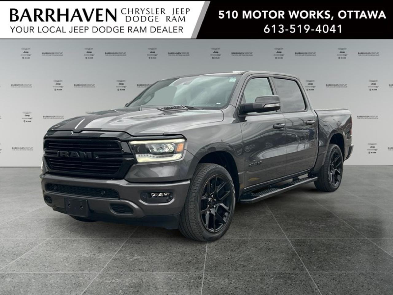 Used 2022 RAM 1500 Sport 4x4 Crew | Low KM's for sale in Ottawa, ON