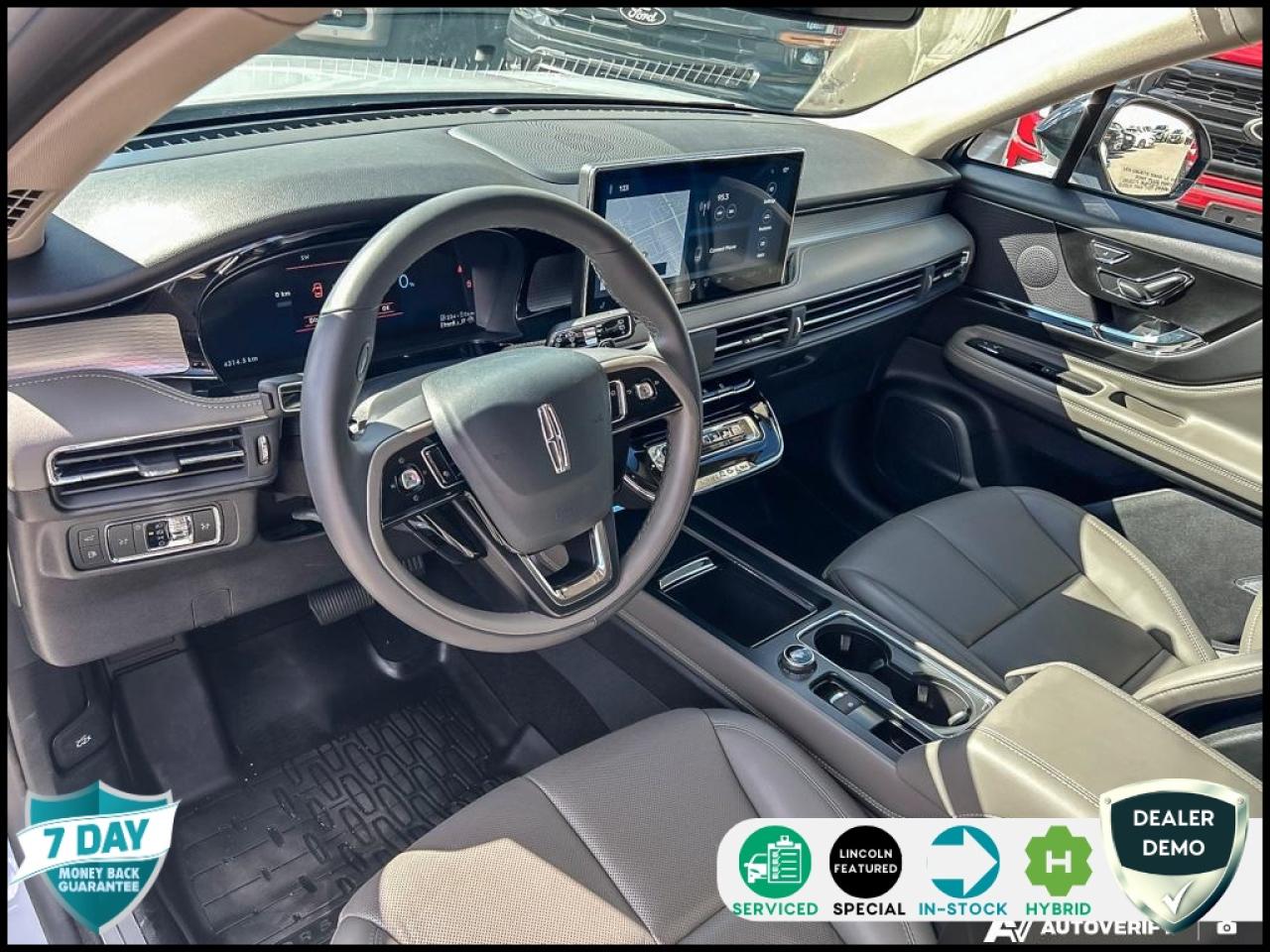 2025 Lincoln Corsair Grand Touring ALL-WTHR FLR LNRS W/MATS | PHEV A/T | FINESTRA ALUMINUM APPLUQUE | JET APPEAR PKG | 2.5L I-4 HYBRID ENG | CV | PREM LTHR-TRMD /TRUFFLE | EQUIP GRP 300A Photo