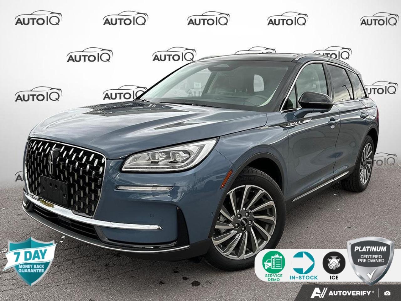 Used 2024 Lincoln Corsair Reserve 202A| Equipment Group 202A|ALL-WTHR FLR LNRS W/O MATS|TOWING PKG|8-SPD AUTO|REAR REMOVABLE PKG TRAY|PERFECT POS 24-WAY LTHR STS|CARGO AREA PROTECTOR|.2.0L TURBOCHARGED ENG|WHISPER BLUE MET CC|PREM LTH for sale in Hamilton, ON