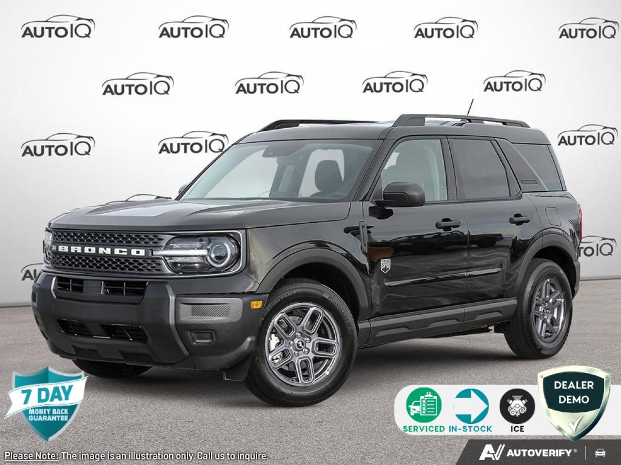 Used 2025 Ford Bronco Sport Big Bend Equipment Group 200A|SHADOW BLACK|CLOTH W/EASY CLEAN MATERIAL ROAST|ORDER CODE      200A|1.5L ECO ENG|8-SPD AUTO| for sale in Hamilton, ON