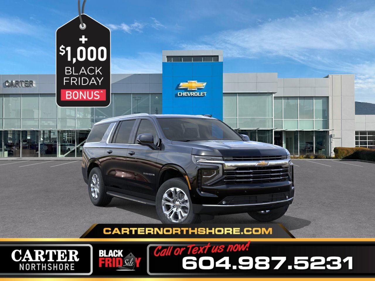 22" 6-spoke Carbon Flash Metallic Aluminum Wheels, Power Panoramic Sunroof, Dual Zone Automatic Climate Control, Auto-dimming ISRV Mirror, Limited Slip Differential, 7" LCD Display, Bose 10-speaker Surround, Advanced Trailering Package, Hill Descent Control & HD Surround Vision. Test Drive Today!  WHY CARTER GM NORTHSHORE? - An unrivalled vehicle purchasing experience! - Exceeding our loyal customers expectations since 1990 - 4.7 Google star rating (with 1,700+ customer reviews) - CarGurus Top-Rated Dealer 2025 Award - CarGurus Top Value Dealer 2025 Award - Vehicle trades welcome! Best price guaranteed! - We provide upfront pricing, zero hidden fees, and 100% transparency - Fast approvals and 99% acceptance rates (no matter your current credit status!) - Multilingual staff (many languages spoken) - Comfortable non-pressured environment with in-store television, WIFI and a childrens play area!  Were here to help you drive the vehicle you want, the vehicle you deserve!  QUESTIONS? GREAT! WEVE GOT ANSWERS! To speak with a friendly vehicle specialist - CALL NOW! (Doc. Fee: $598.00 Dealer Code: D5505)