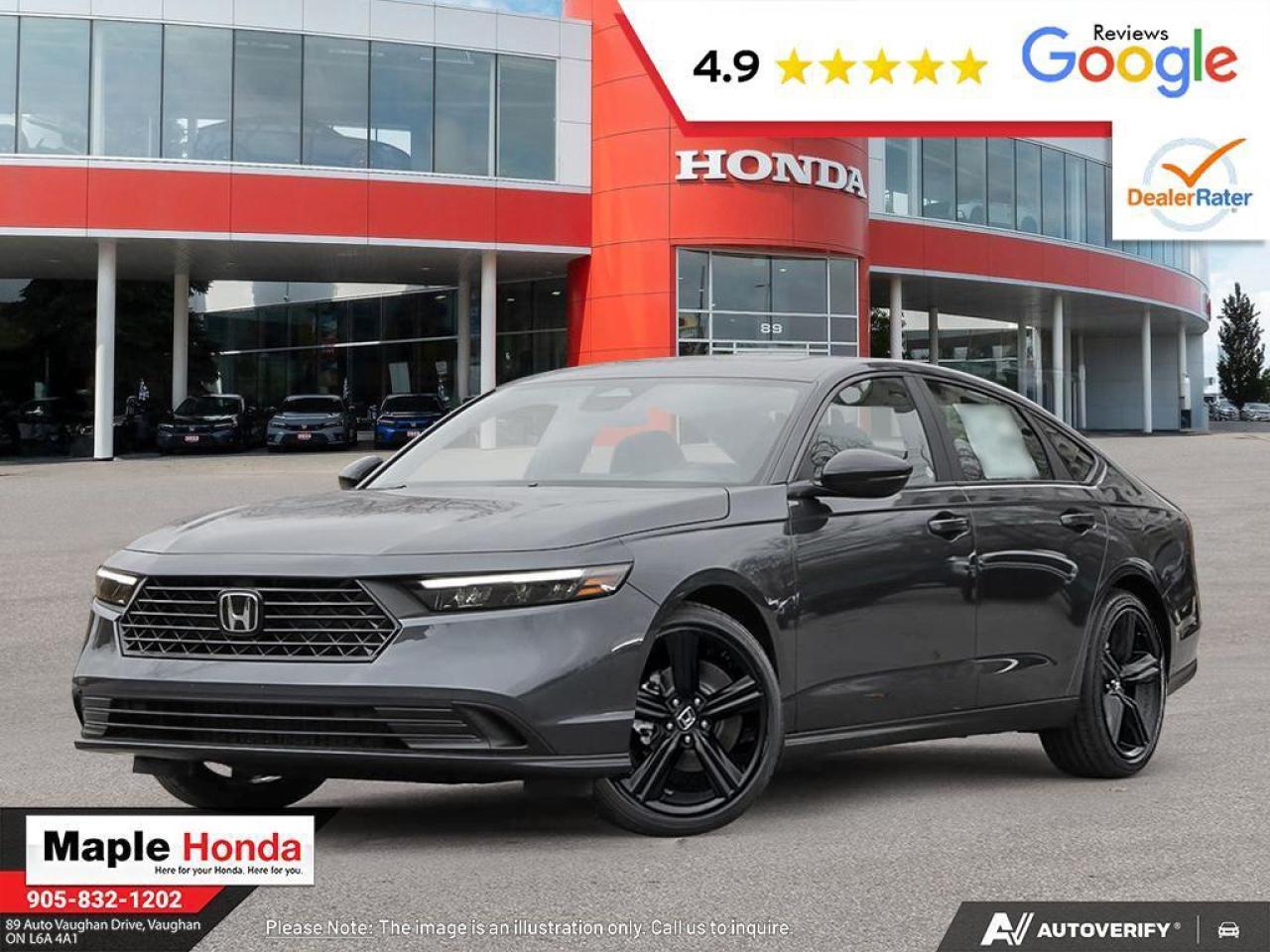 New 2025 Honda Accord Hybrid 4DR SPORT-L HYB for sale in Vaughan, ON