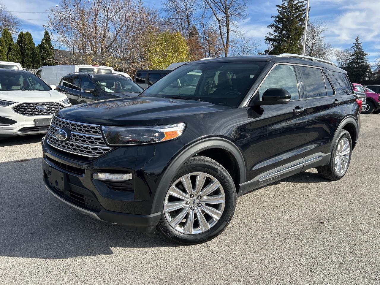 Used 2022 Ford Explorer Limited Hybrid  - Leather Seats for sale in Caledonia, ON