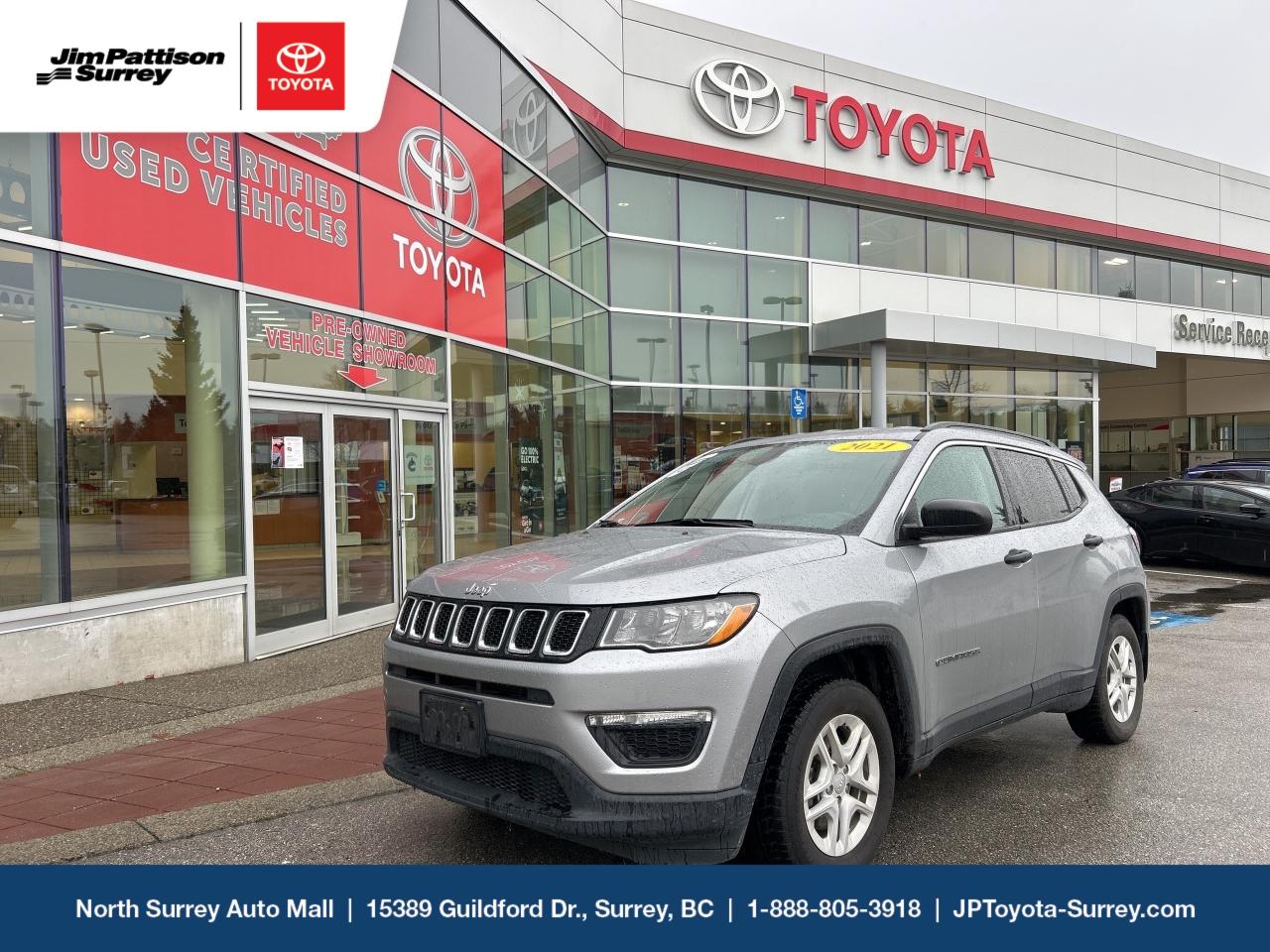 Used 2021 Jeep Compass 4X2 SPORT for sale in Surrey, BC