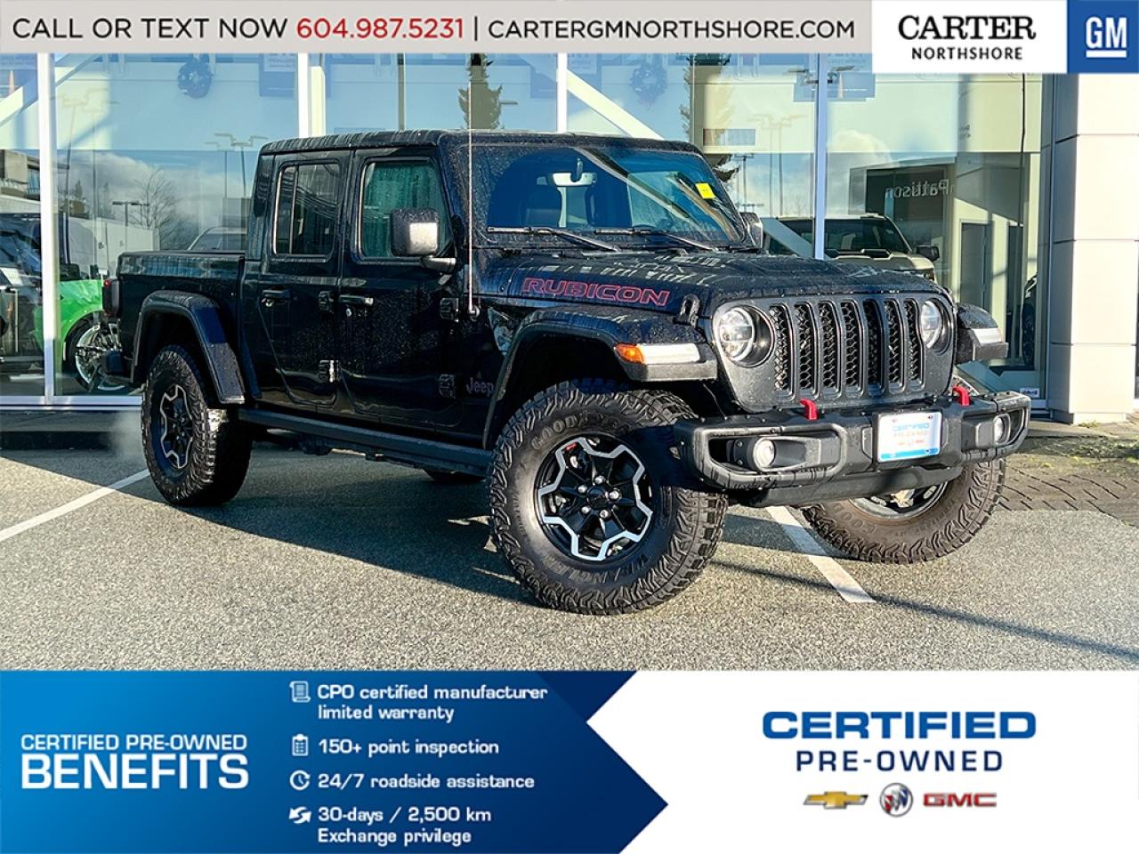Used 2021 Jeep Gladiator RUBICON 4WD | Limited Slip Diff/Off-Road Ready for sale in North Vancouver, BC