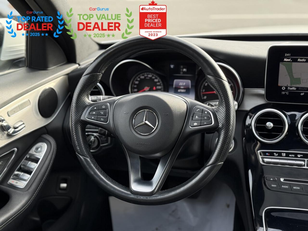 2017 Mercedes-Benz C-Class //AMG PKG | PANO | 360 CAMERA | NAVI Photo