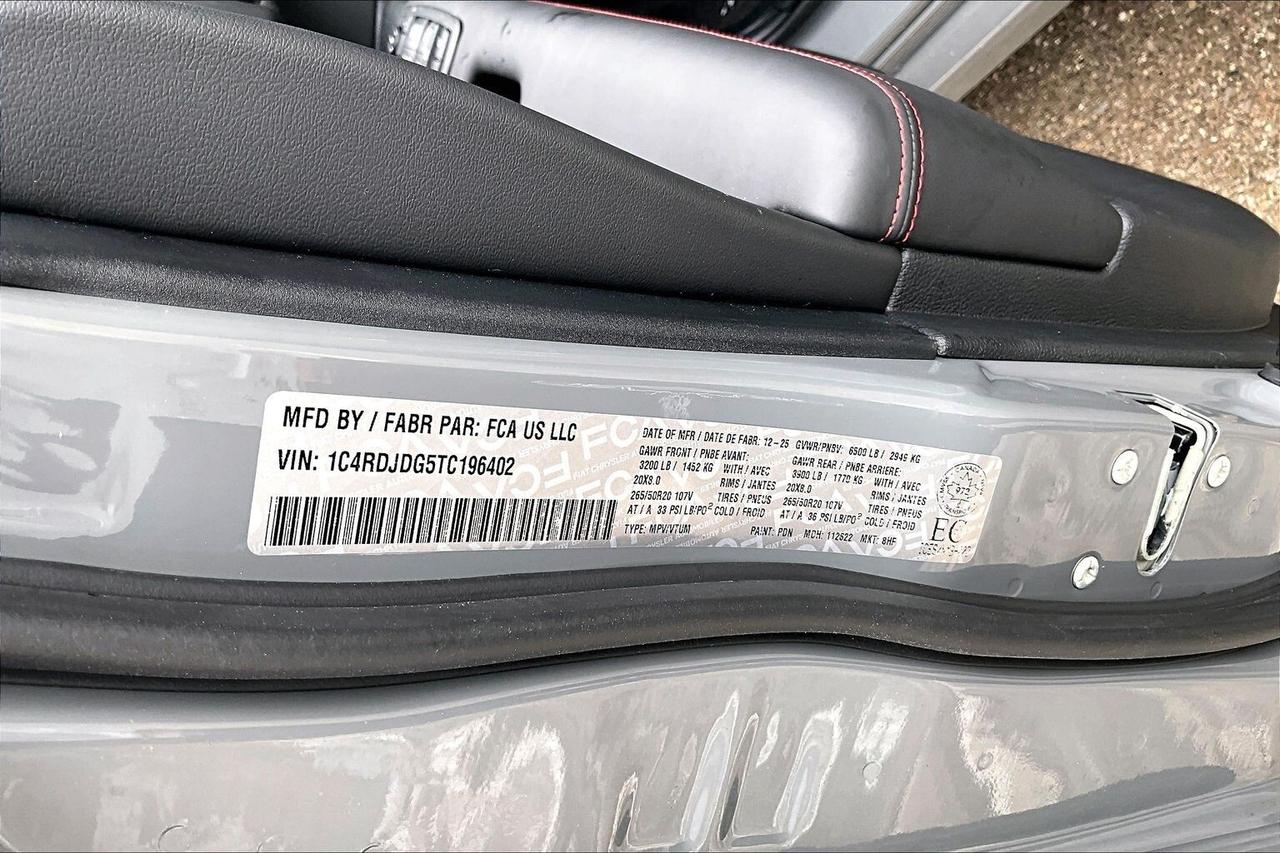 2026 Dodge Durango GT PLUS AWD | Blacktop Redline | SRT Seats Photo