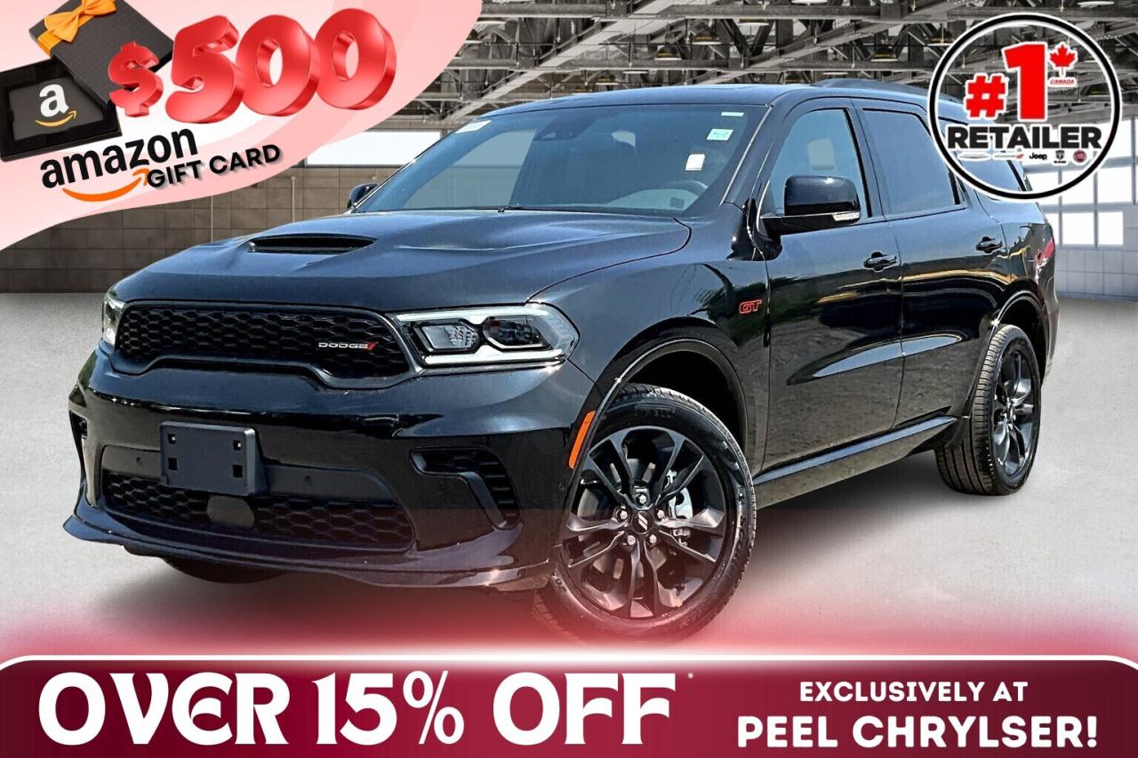 New 2026 Dodge Durango GT PLUS | BLACKTOP REDLINE | SRT SEATS | AWD for sale in Mississauga, ON